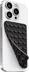 Phone Suction Cup Pad | Reusable Silicone Grip | Strong Sticky Holder with 40 Micro Suction Cups for