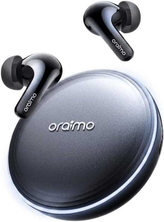 Oraimo SpaceBuds 2 AI Smart Wireless Earbuds (OTW-631) – Next-Gen Bluetooth V6.0 In-Ear Headphones w